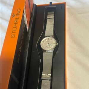 Stuhrling Original Silver Watch Timeless Elegance